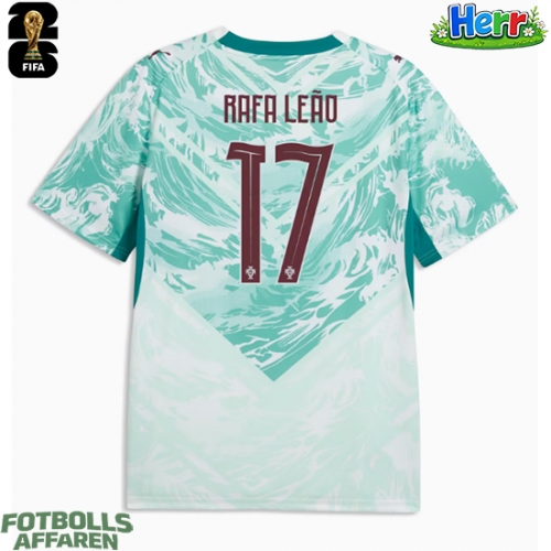 Portugal Rafael Leao #17 Bortatröja VM 2026 Kortärmad